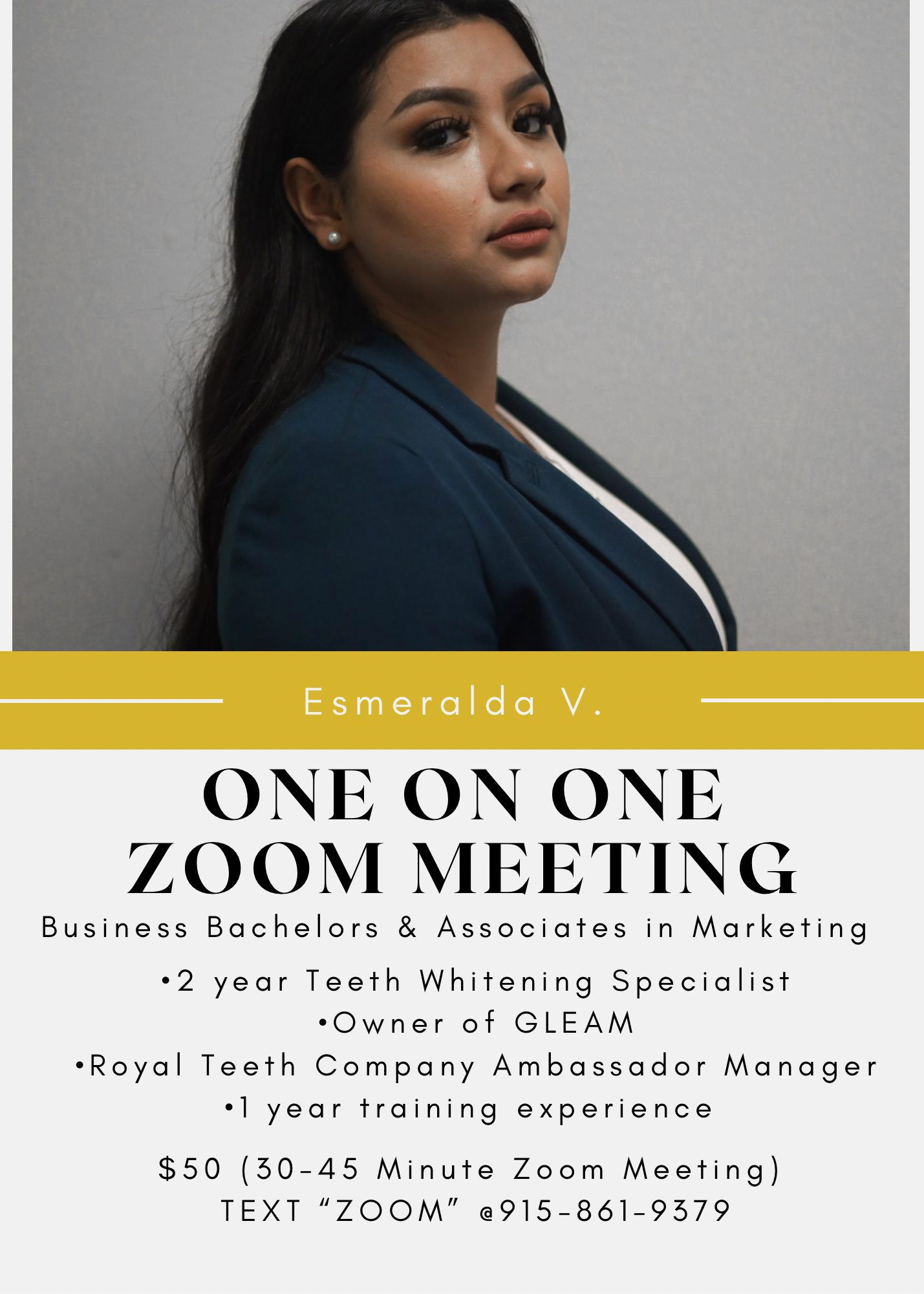 One On One Zoom Meeting