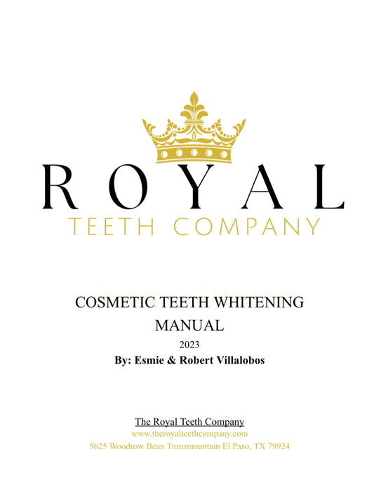 Cosmetic Teeth Whitening Manual E-Book